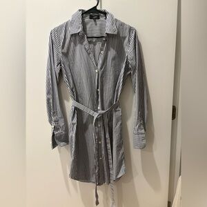 Small Striped Theory Shirtdress